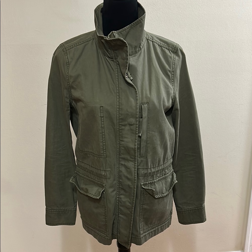 Madewell Green Utility Jacket With Durable Fabric
